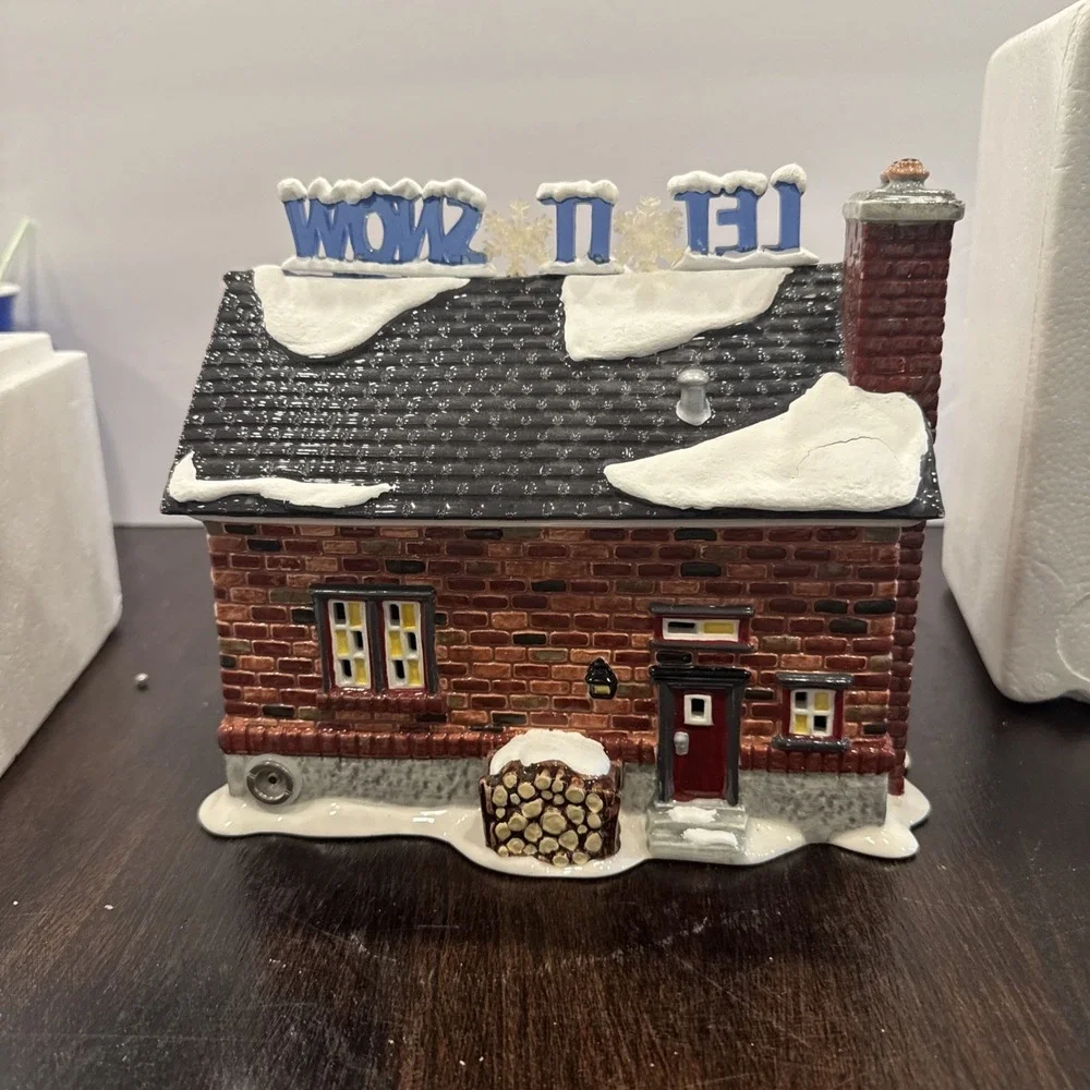 Dept 56 Snow Village The Snowman House 55390 RETIRED 2020 Christmas Missing cord